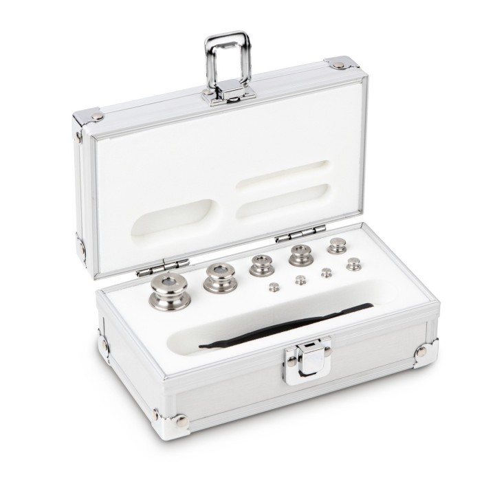 Jeux de poids de calibrage 1g - 100g OIML classe M1 / ASTM 5