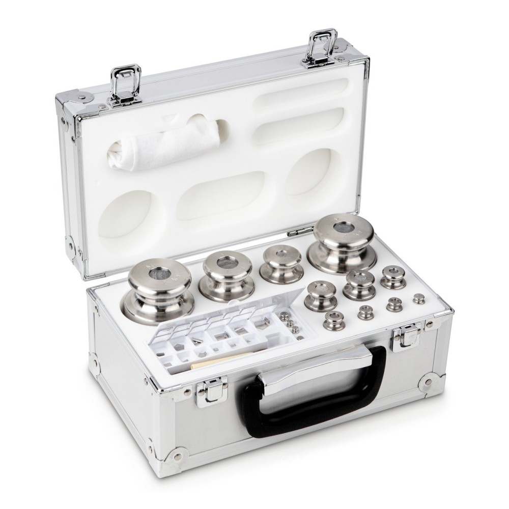 Calibration weights Set 1mg - 2 kg class OIML M1 / ASTM 5 Calibration weights Set 1mg - 2 kg class OIML M1 / ASTM 5