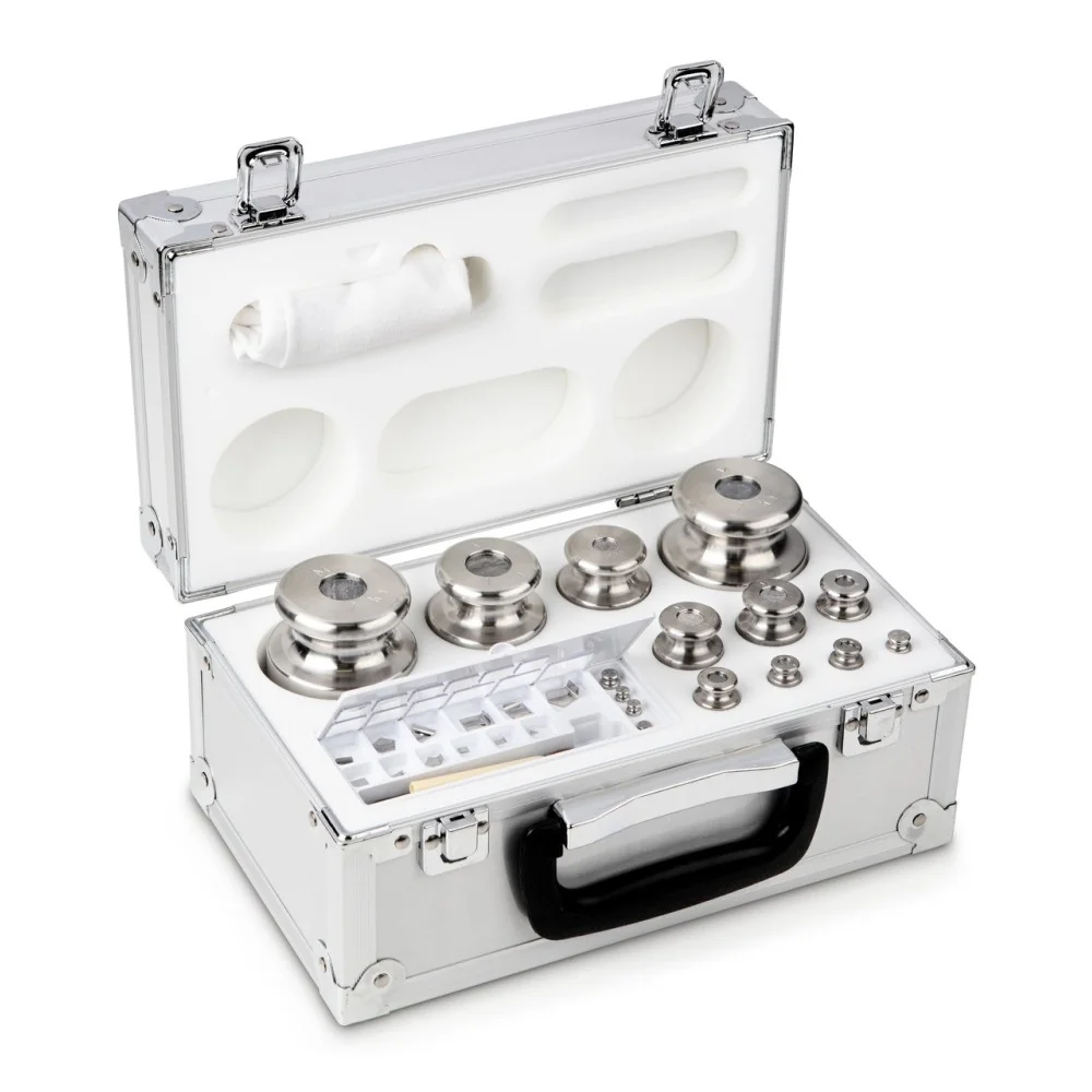 Set di pesi di calibrazione 1mg - 2 kg OIML classe M1