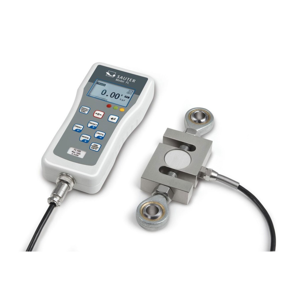 SAUTER FL 2K force gauge with external load cell SAUTER FL 2K force gauge with external load cell