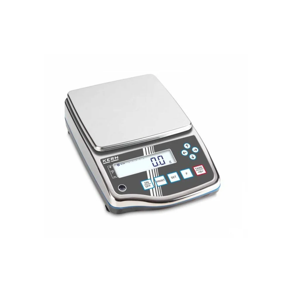 KERN PWS 3000-1 Balanza de precisión 0,1g acero inoxidable con protección IP