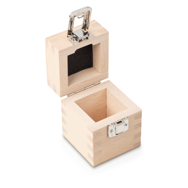 Estuche protegida de madera para pesos individuales 1 kg