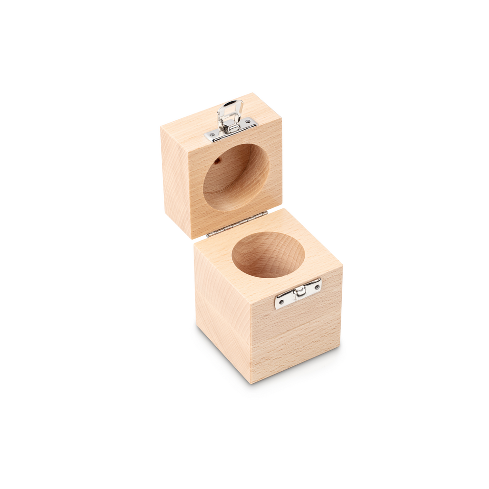 Astuccio protetto in legno per pesi 500g Astuccio protetto in legno per pesi 500g
