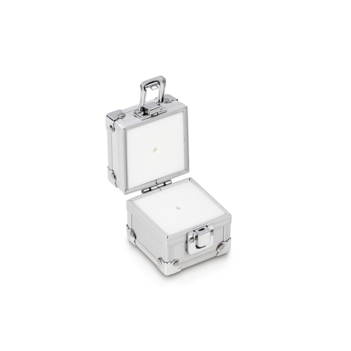 Aluminium protective box for calibration weights 2 g