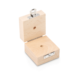 Estuche protegida de madera para pesos 1g