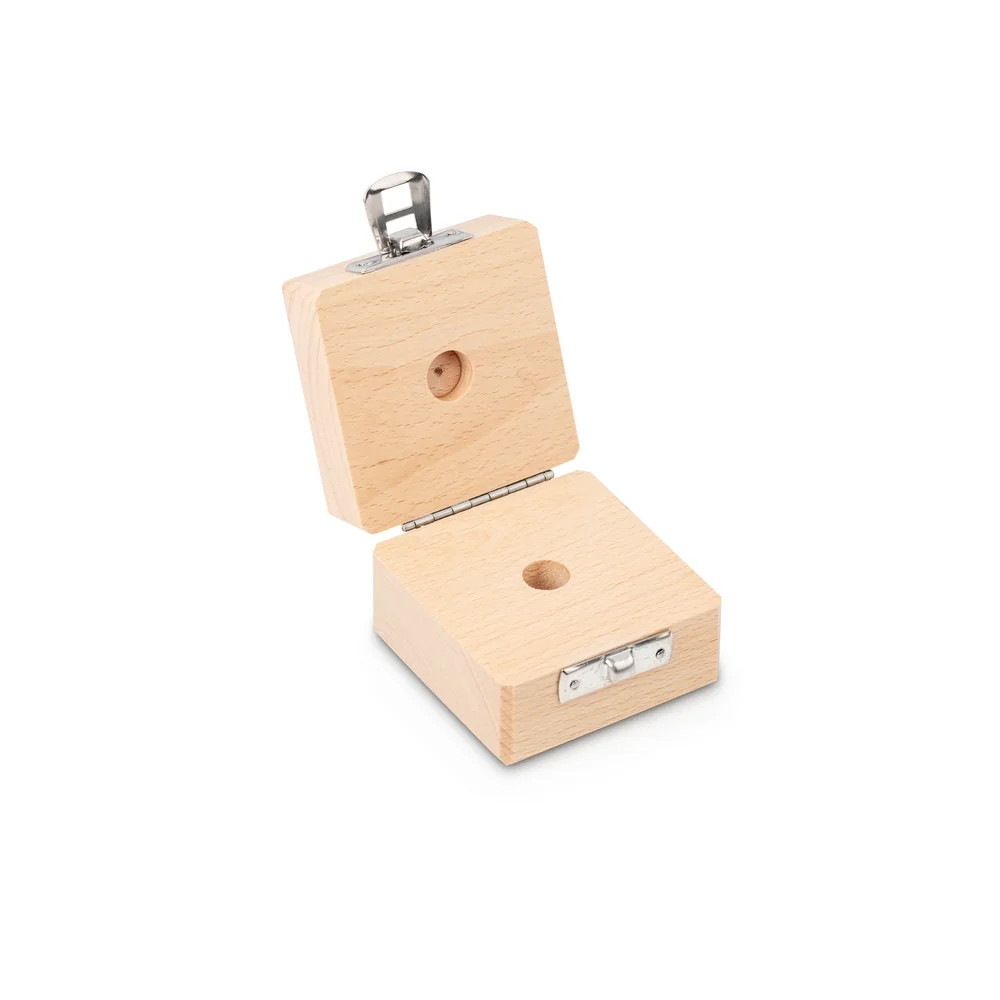 Estuche protegida de madera para pesos 10g