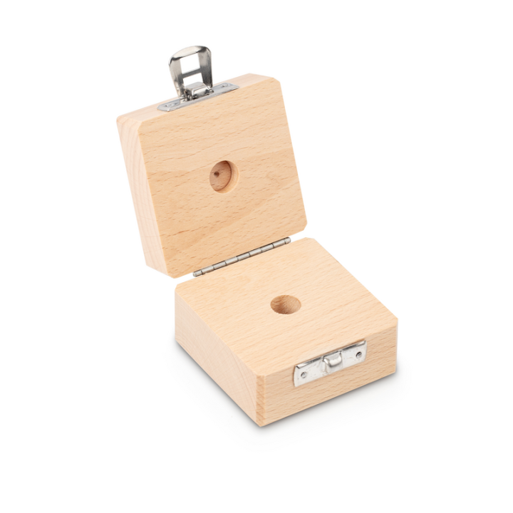 Wooden protective box for weights 10g