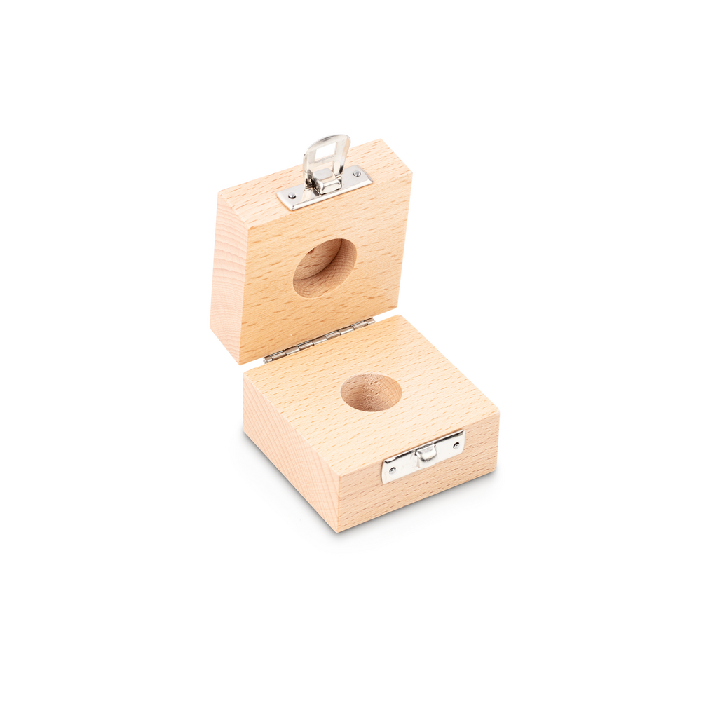 Wooden protective box for weights 50g