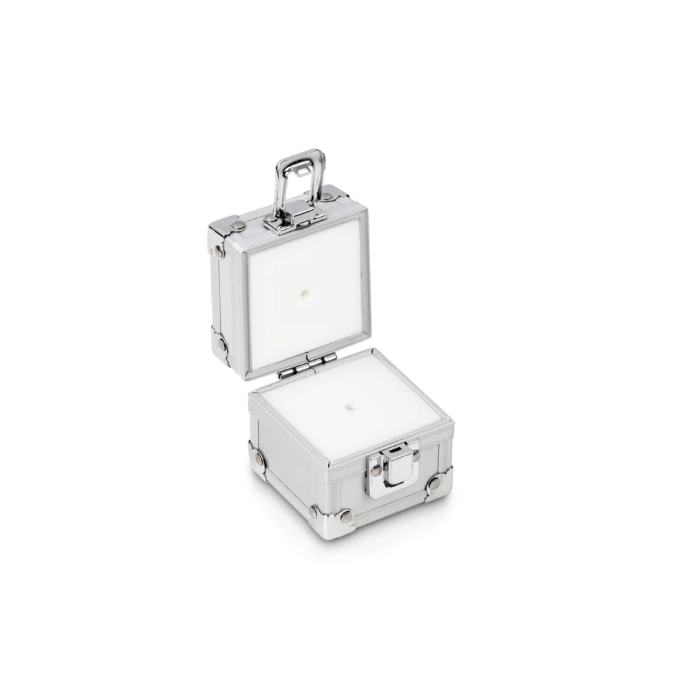 Aluminium protective box for single weights 1g
