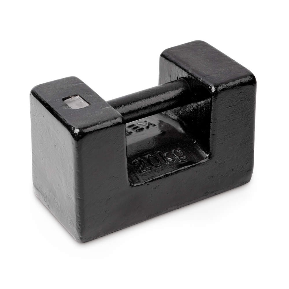 20 kg Bloque de peso de calibración KERN clase OIML M2