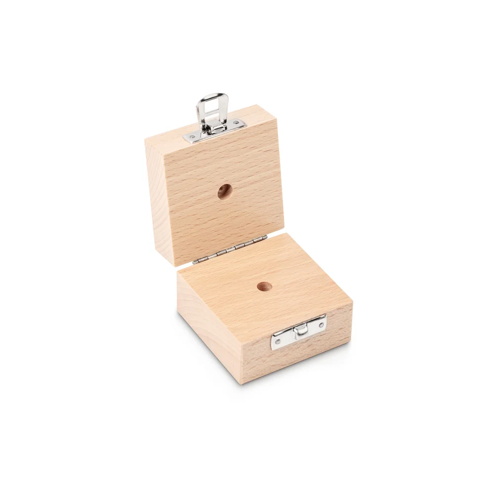 Scatola di legno per i pesi di calibrazione 1g