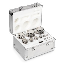 Jeux de poids de calibrage 1g - 2 kg OIML classe E1 / ASTM 1
