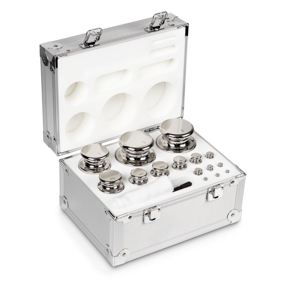 Calibration weights Set 1g - 2 kg class OIML E1 / ASTM 1 Calibration weights Set 1g - 2 kg class OIML E1 / ASTM 1