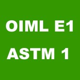 Pesi singoli ad alta precisione conformi alla classe OIML E1