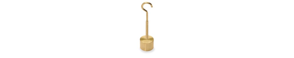 Asta di supporto per pesi ad intaglio, alluminio o acciaio tornito