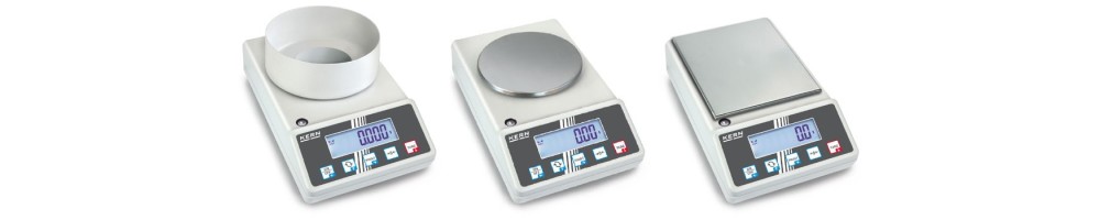 Precision balance KERN 572 in robust metal housing