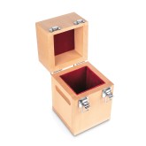 Caja de madera para pesas individuales
