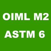Juegos de pesas clase OIML M2 en estuches de madera y aluminio