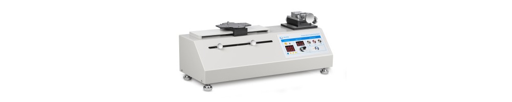 Motorized test benches with digital display for force measurements