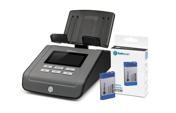 Money cointing scales with rechargeable batteries